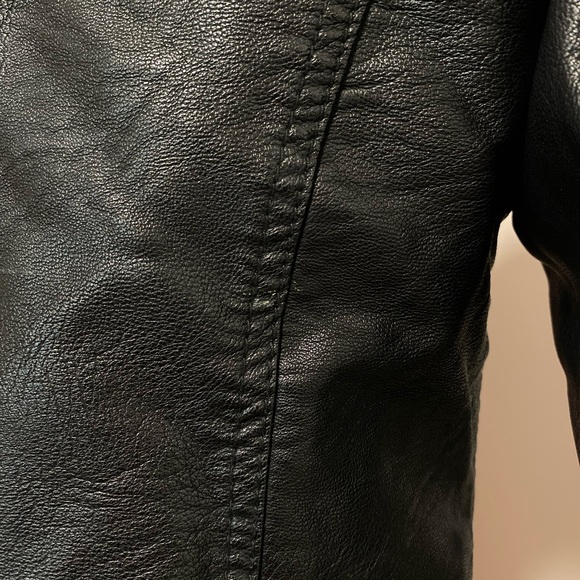 CI SONO faux leather moto bomber jacket - Picture 3 of 9